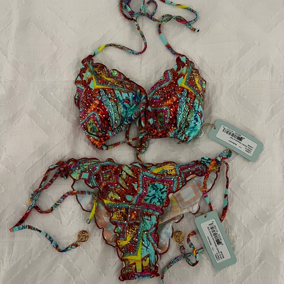 Luli Fama Multicolor Bikini Set - Picture 1 of 1